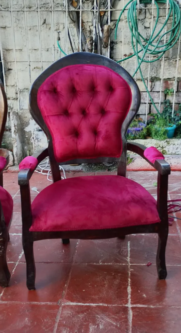 Sitial Liso Poltrona Silla Trono Normando - Imagen 2